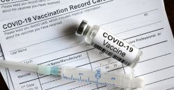 COVID vaccine and vaccination card